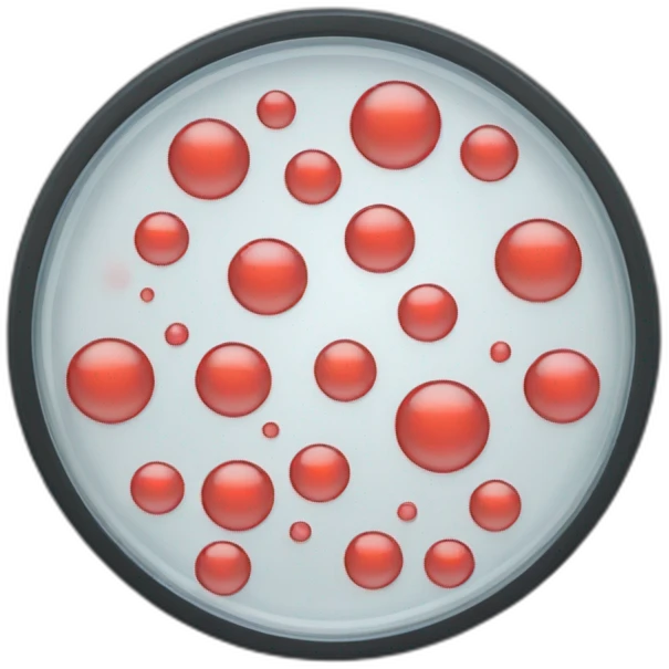 Petri Dish black emoji