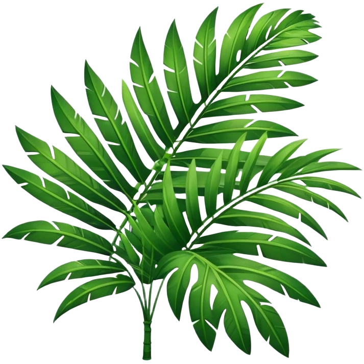 Palm leaves emoji