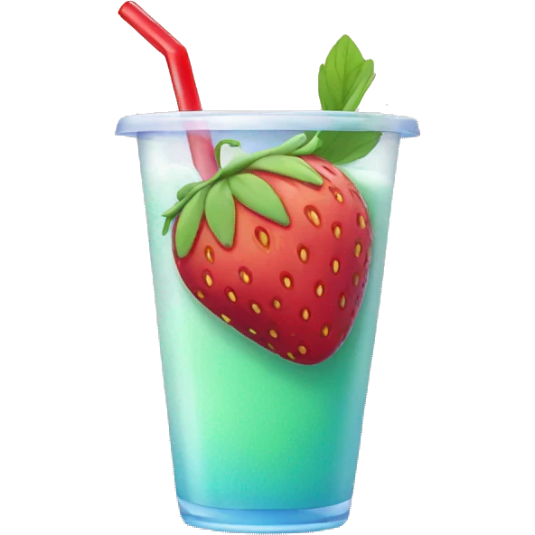 Strawberry Slushie emoji