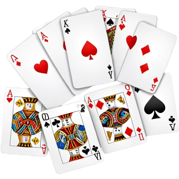 Deck of playing cards emoji