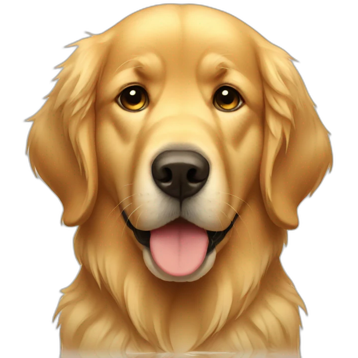 very sad golden retriever emoji