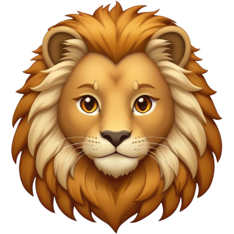 Cinematic Noble Lio Cub Portrait Emoji, Poised and regal, with a powerful, muscular build and a majestic, tawny mane, deep-set soulful amber eyes, Simplified yet sharp and sophisticated features, highly detailed, glowing with a warm, dignified glow, high shine, intelligent and fierce, stylized with an air of wild majesty, focused and attentive, soft glowing outline, capturing the essence of a watchful and confident king, so majestic it feels as though it could roar out of the screen with effortless authority! emoji