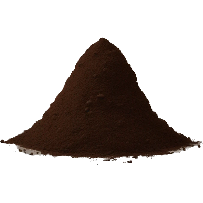 pile of coffee grounds emoji