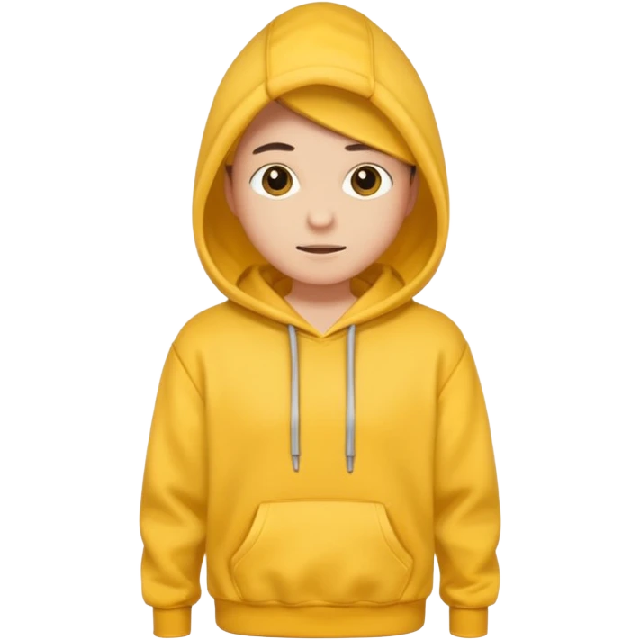 yellow hoodie emoji