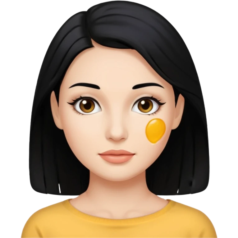 chemical peel skin black hair woman emoji