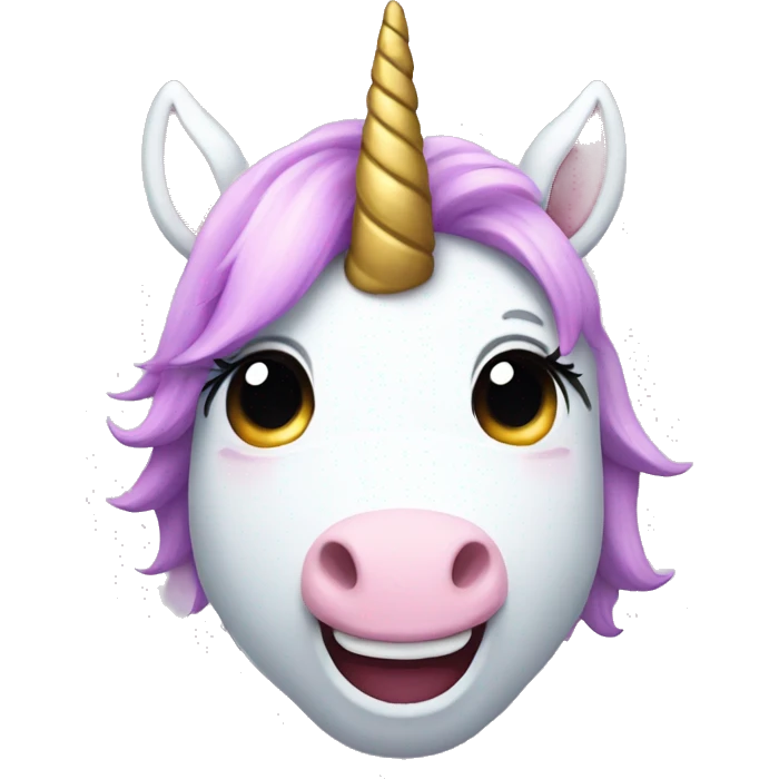unicorn smile emoji