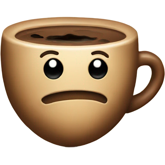 Coffee with a heart emoji