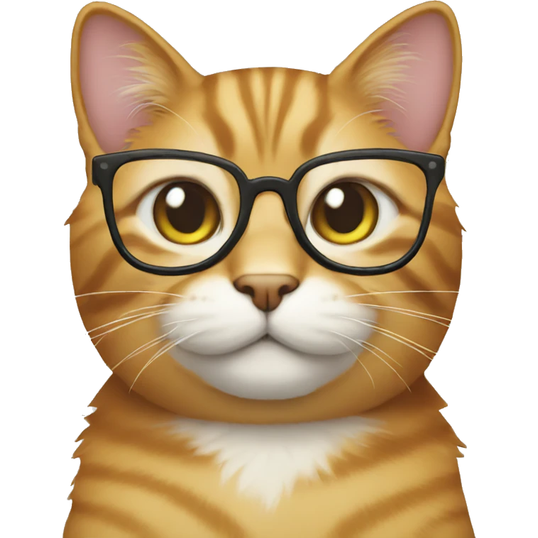 cat with glasses  emoji