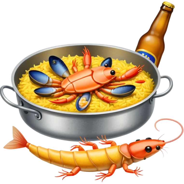 beer mouse trap paella emoji