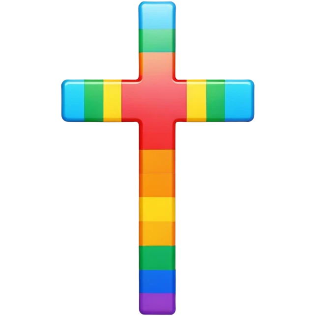 Cross Rainbow  emoji