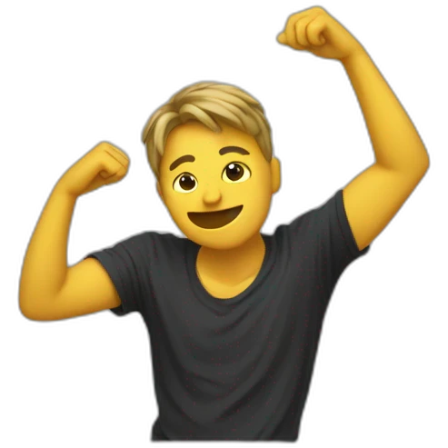 Fait un dab emoji