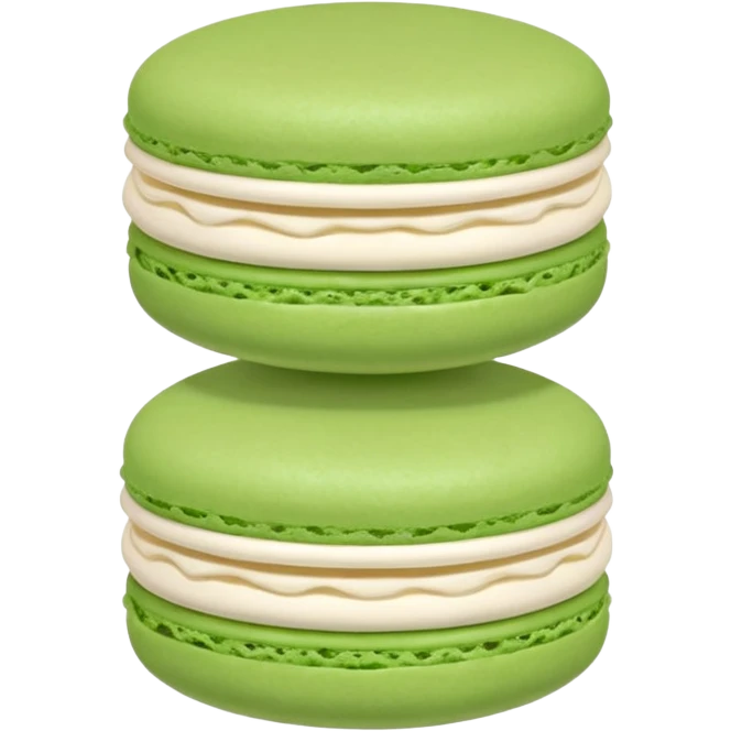 green-macaron emoji