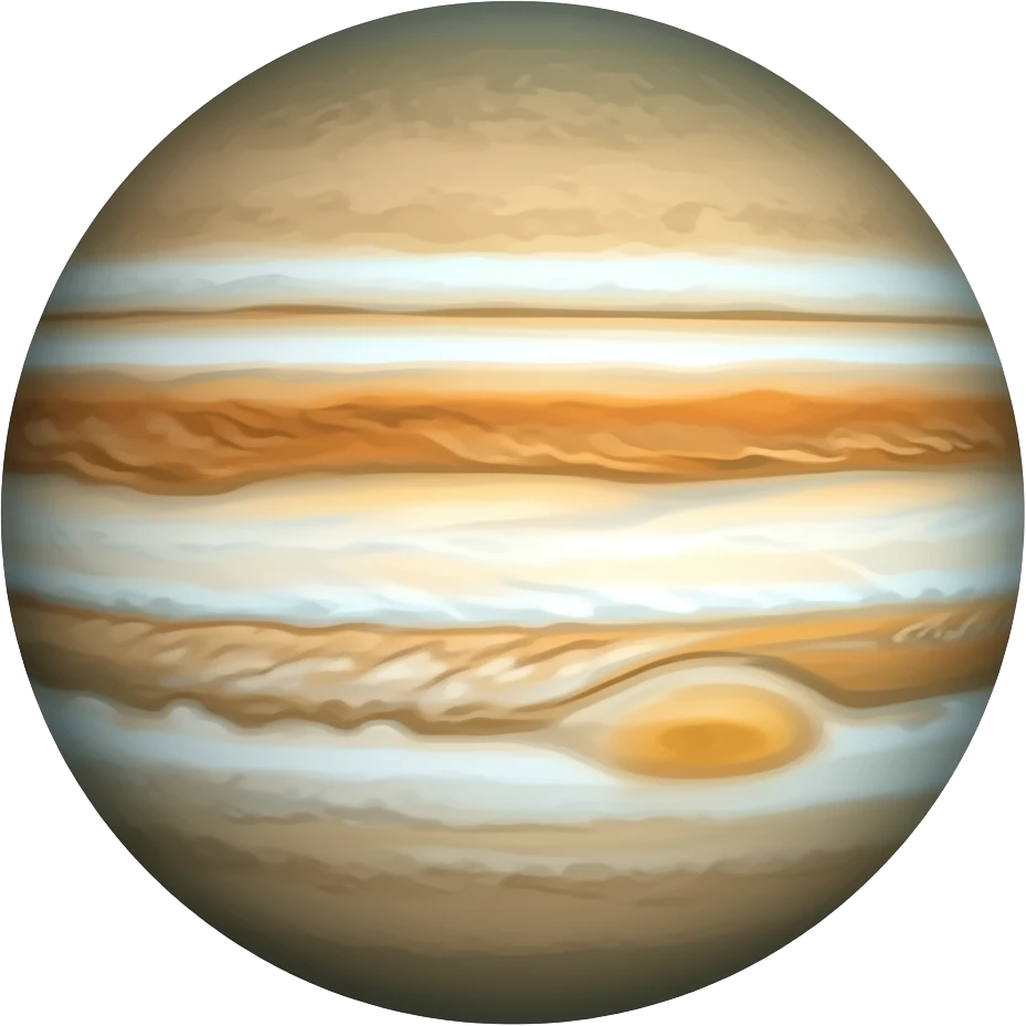 Jupiter without background emoji