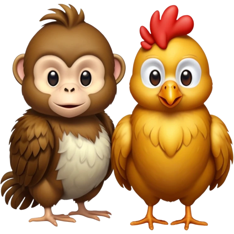 🐒🐔 emoji
