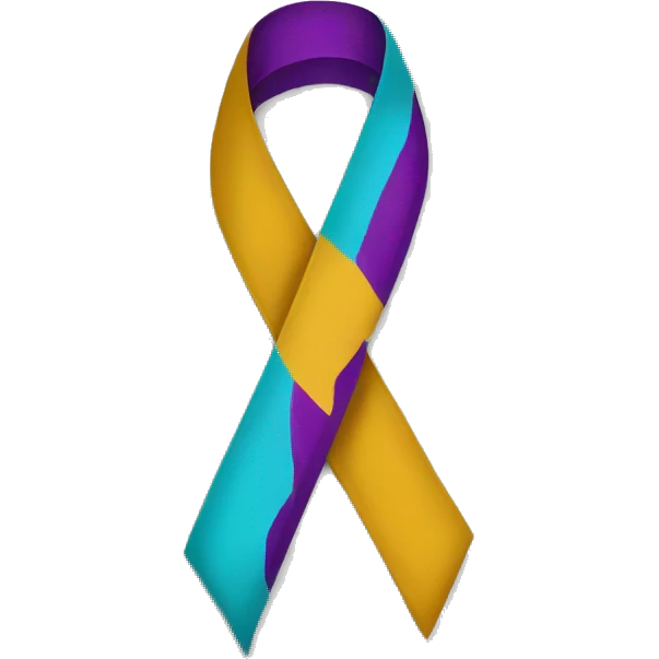 Suicide awareness ribbon  emoji