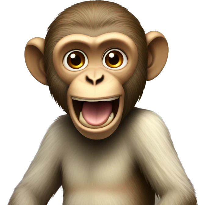 monkey singing  emoji