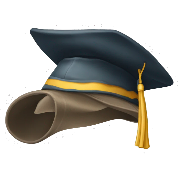 Academic hat emoji