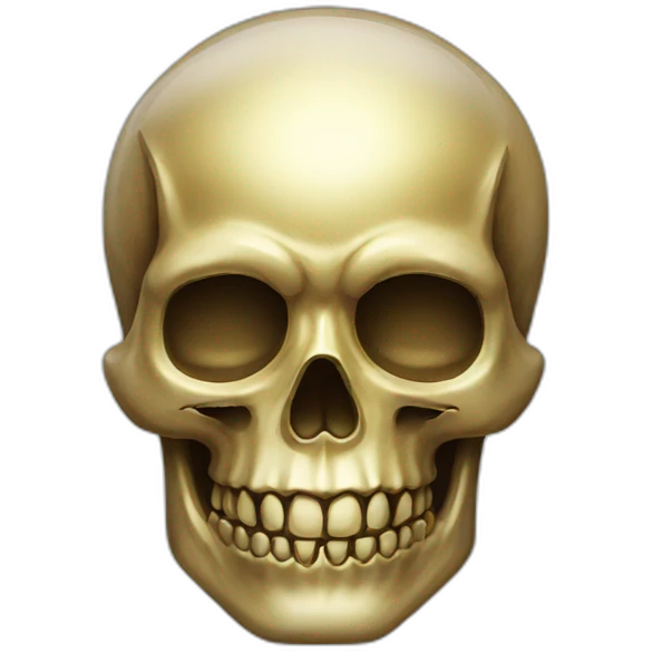 Skull jewel emoji