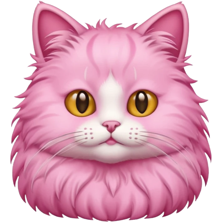 Pink cat emoji