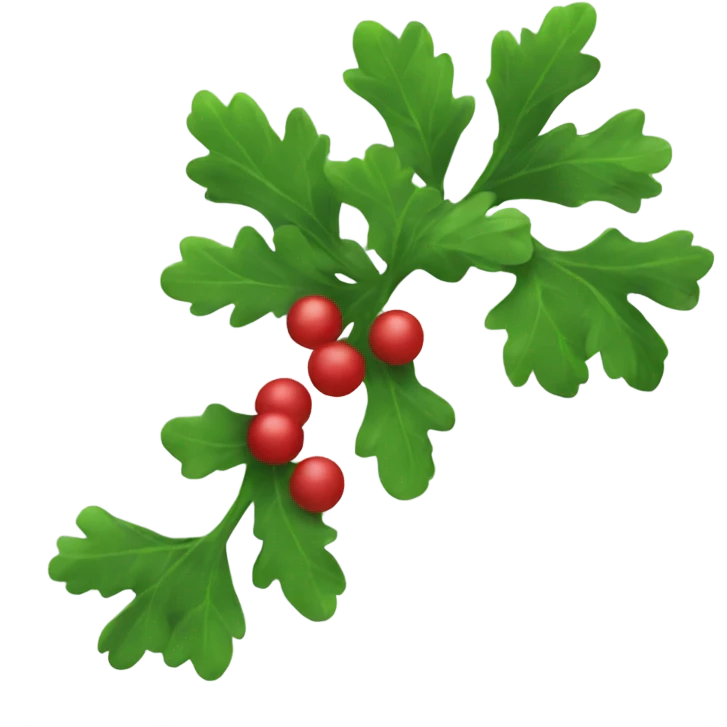 Mistletoe  emoji