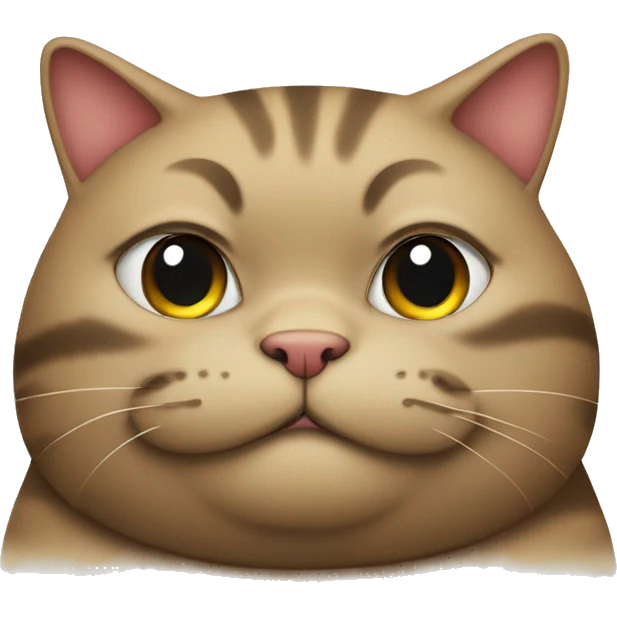 Fat cat emoji