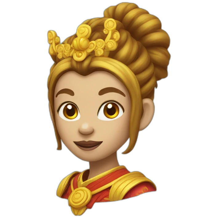 female MONKEY KING emoji