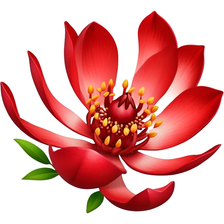 pomegranate flower emoji