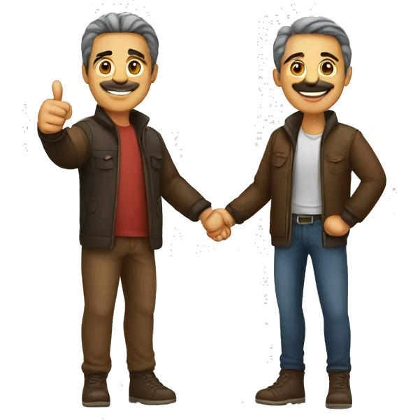 TURKISH COUPLE WITH THUMBS UP emoji