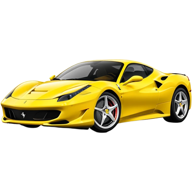 yellow ferrari emoji
