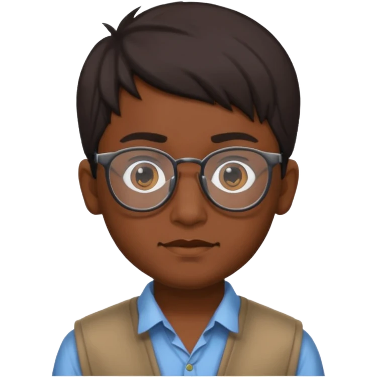 Friki indian boy emoji