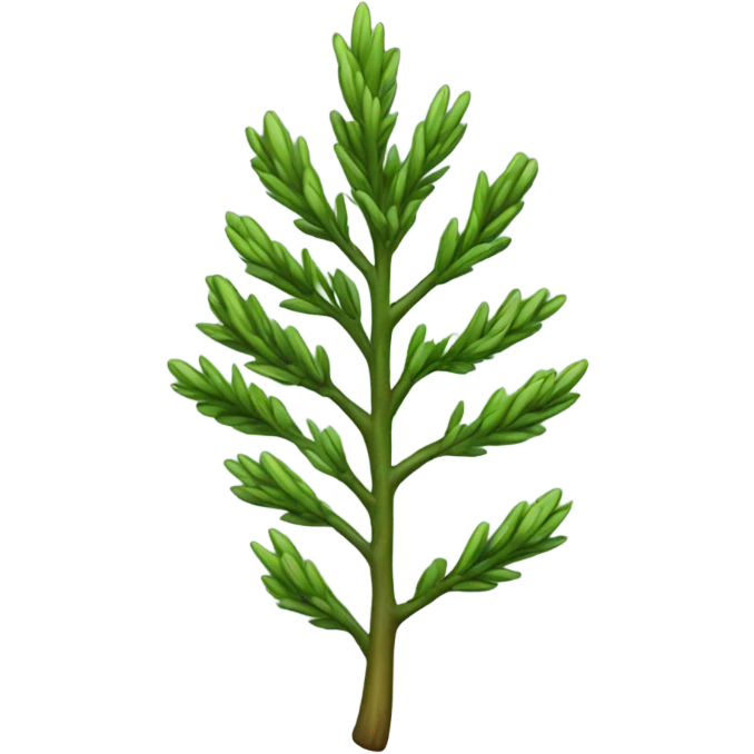 a young cypress branch emoji