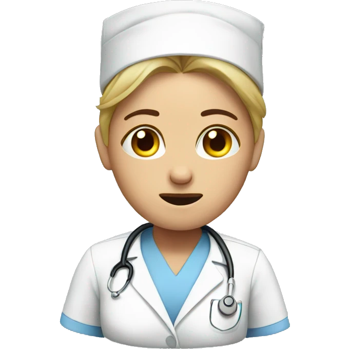 stressed nurse emoji