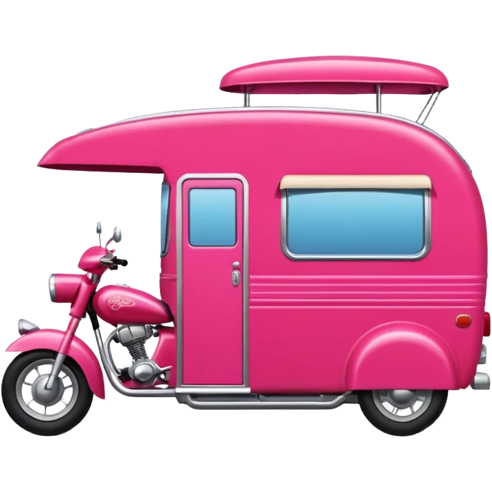 Fast hot rod Barbie dream house Caravan motorbike tuk tuk  emoji