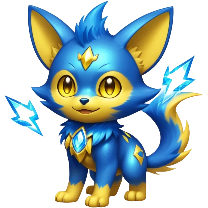  Glorious Shiny Sparkly Shinx-Electrike-Fakémon-creature emoji