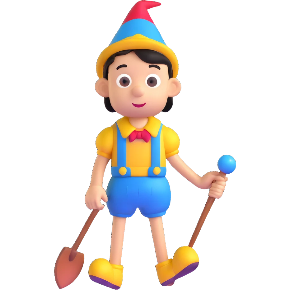 Pinocchio Disney style emoji