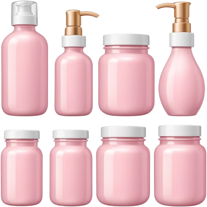 Light Pink skincare set emoji