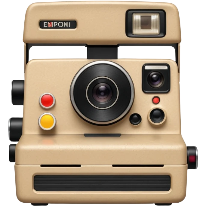 camera vintage instantanea emoji