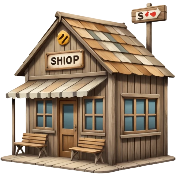 small roadside shop emoji