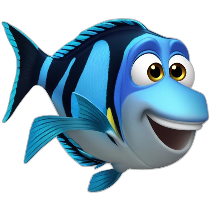 Pez dori de Nemo de cumpleaños emoji