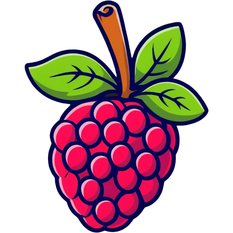 raspberry fruit emoji
