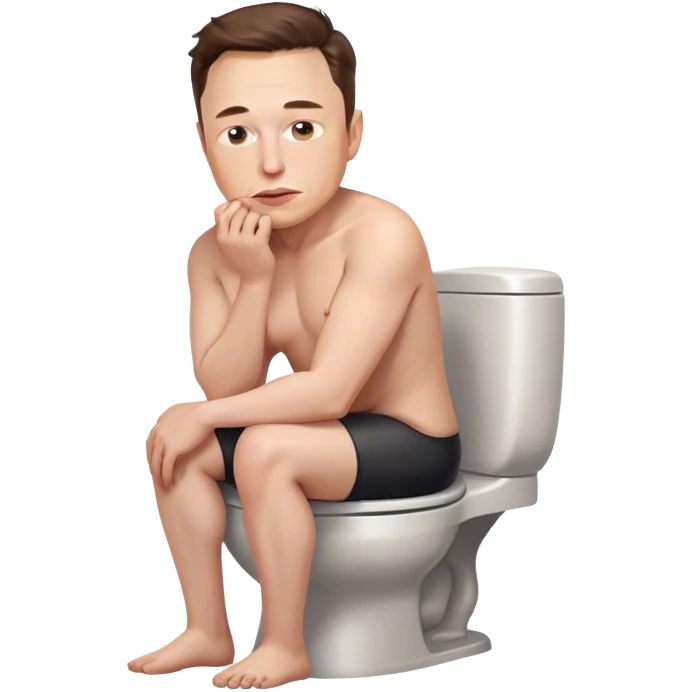 Elon musk pooping emoji