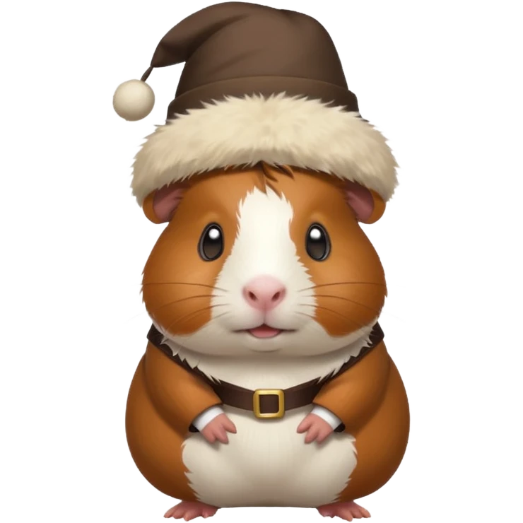 Guinea pig with costume emoji
