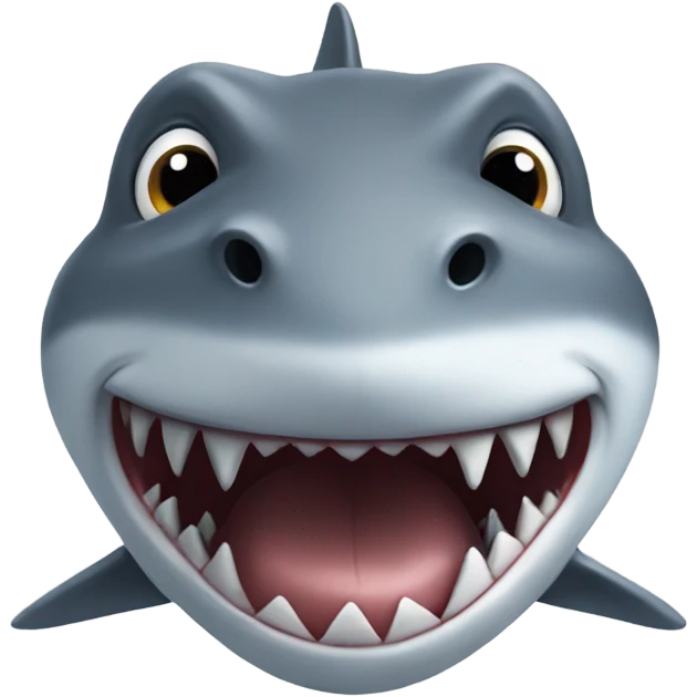 shark with dog face emoji