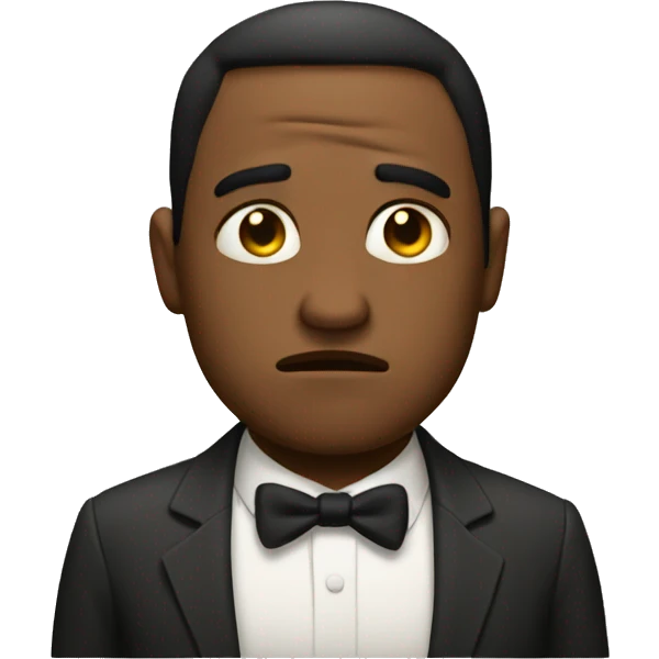 Unhappy love emoji