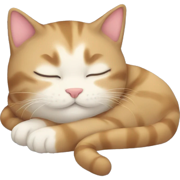 Cat sleep emoji