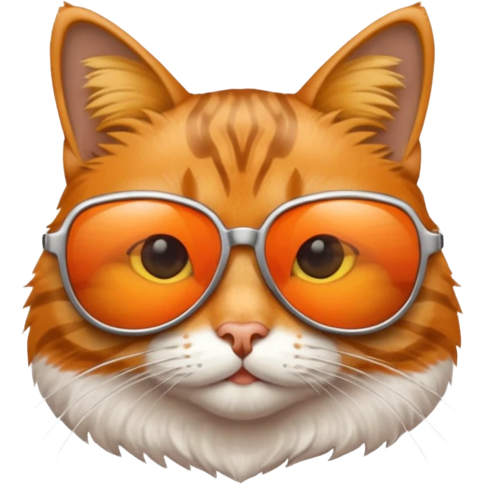 Cat wearing sunglasses emoji