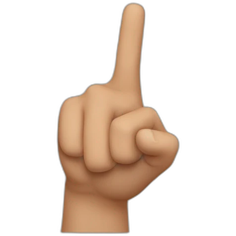 Man pointing his hand towards right side emoji