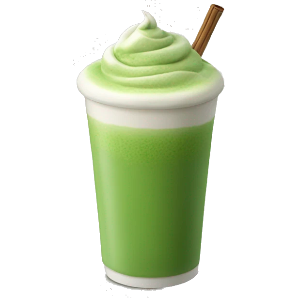 Matcha latte  emoji