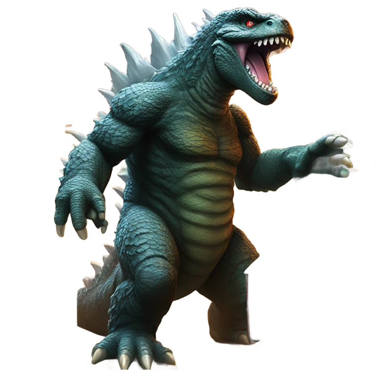 godzilla playing pinball emoji