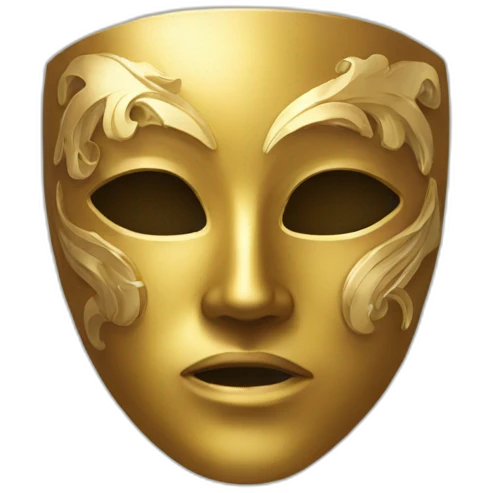 golden mask emoji